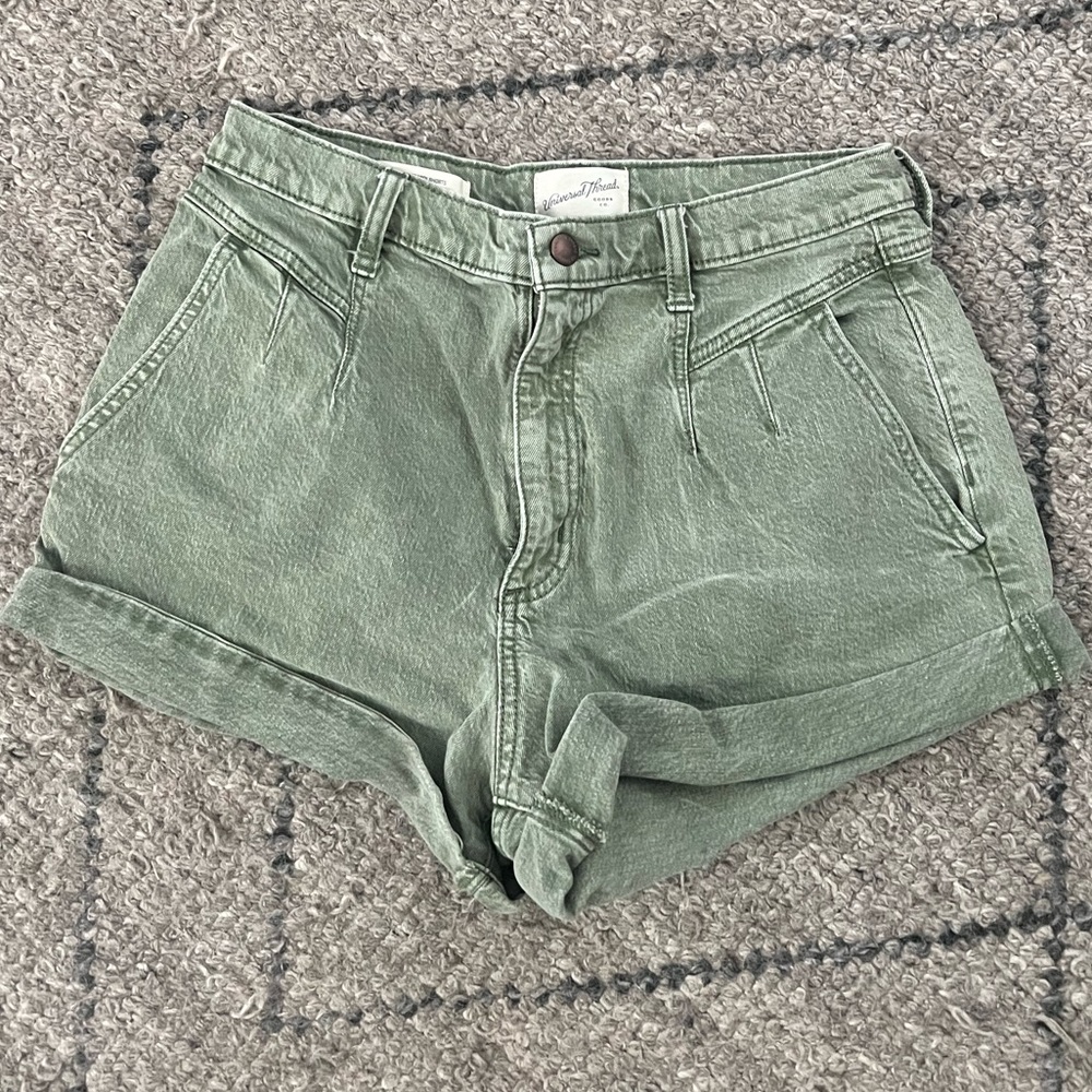 Universal Thread Green Denim shorts
